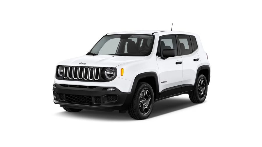 Jeep Renegade 4x4 Diesel rental car for hire at Rhodes Airport