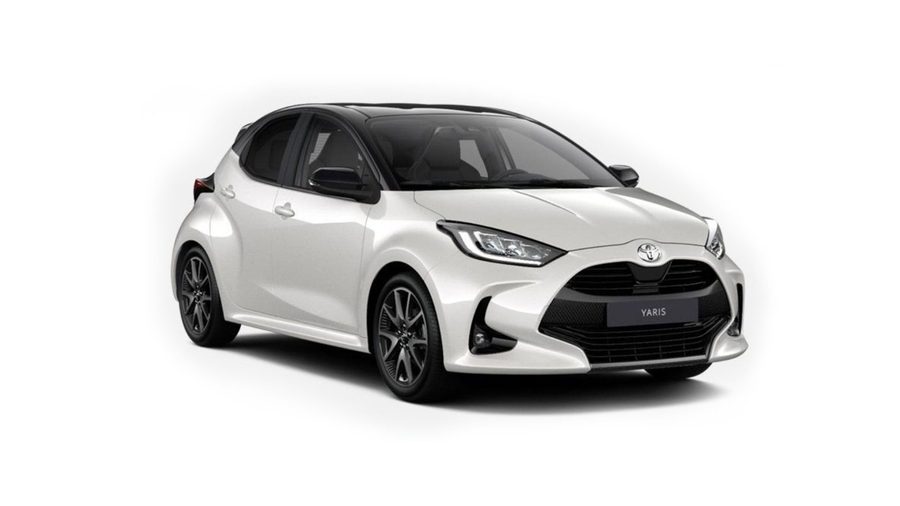 Toyota Yaris Hybrid rental car for hire at Rhodes Airport